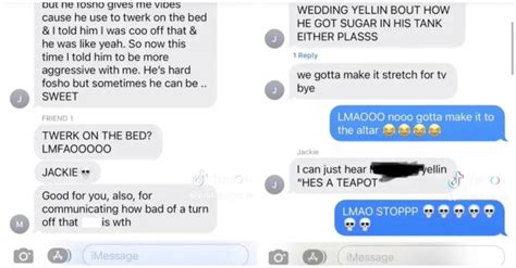 leaked jackie text messages|Jackie Love Is Blind Text Messages — Here Are the Details